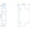 Teltonika PR321NP0 Din-Rail Power Supply (15 Вт, 24 В) блок питания для DIN-рейки