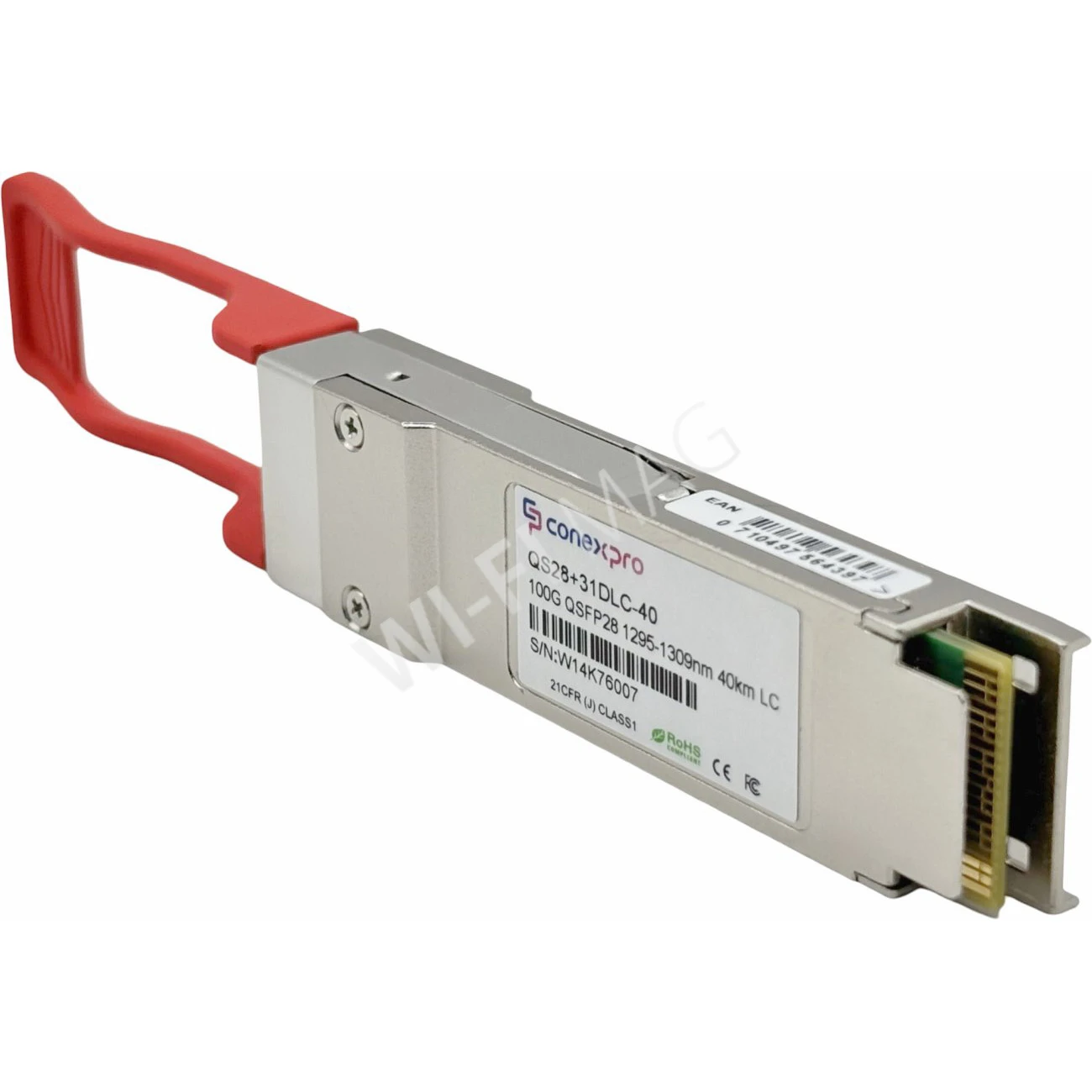 Conexpro QS28+31DLC-40 модуль QSFP28 Single Mode, 100 Гбит/с, 2xLC, 40 км (Tx/Rx=1295, 1300, 1304, 1309) CWDM DDM
