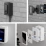 Ubiquiti UniFi Access Reader Junction Box Black, черная распределительная коробка для считывателей UA-G2, UA-Ultra и дисплея UA-Intercom-Viewer