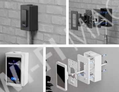Ubiquiti UniFi Access Reader Junction Box Black, черная распределительная коробка для считывателей UA-G2, UA-Ultra и дисплея UA-Intercom-Viewer