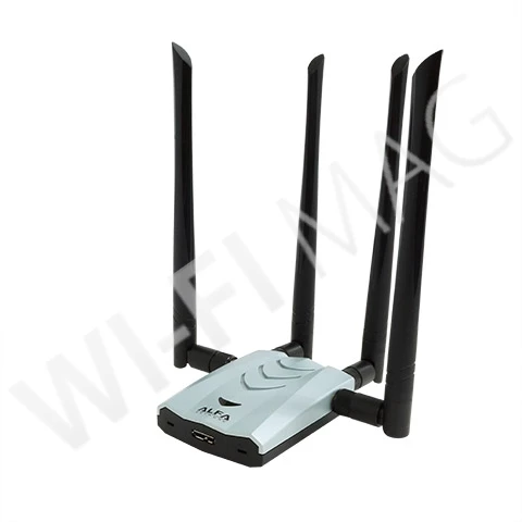 Alfa Network AWUS1900 двухдиапазонный беспроводной USB 3.0 адаптер с внешними антеннами 5dBi