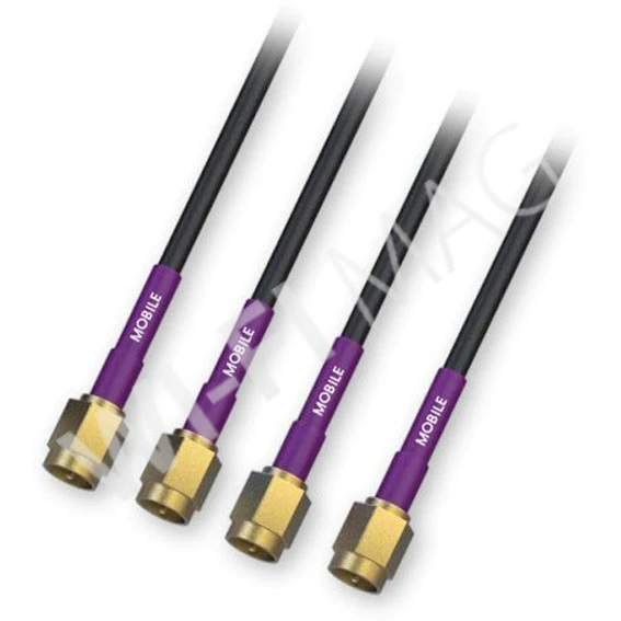 Teltonika PR1KC647 5G Combo MIMO Mobile Roof SMA Antenna, комбинированная мобильная антенна с 4-мя кабелями 3 м