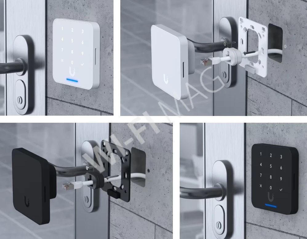 Ubiquiti UniFi Access G3 Reader Flex White, белый NFC/Bluetooth считыватель с клавиатурой и с Apple Touch Pass