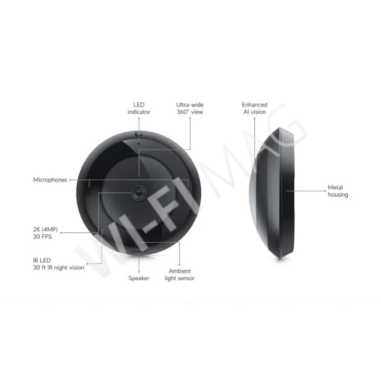 Ubiquiti UniFi Protect Video Camera AI 360 Fisheye White (5 Мп, 360°) белая IP-видеокамера