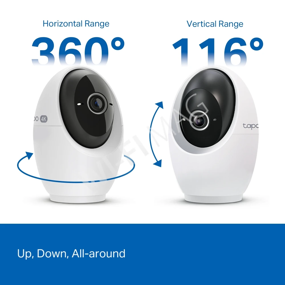 TP-Link Tapo C260, 8Мп умная с 18-кратным цифровым зумом, двусторонней аудиосвязью и сигнализацией Wi‑Fi-камера