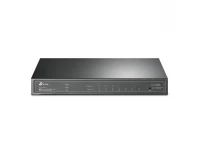 Управляемые коммутаторы с PoE TP-Link TL-SG2008P, JetStream 8-портовый гигабитный Smart коммутатор с 4 портами PoE+