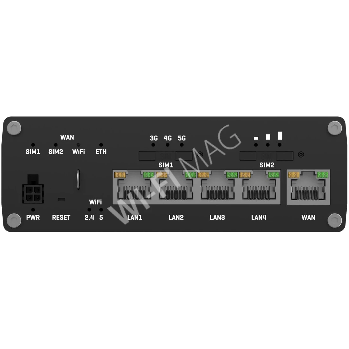 Teltonika RUTM51, двухдиапазонный промышленный маршрутизатор 5G Wi-Fi 5 c 2-мя слотами для SIM