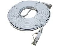 Кабельная продукция Dataway CAT6A UTP FLAT SLIM (7 метров) плоский белый патч-корд