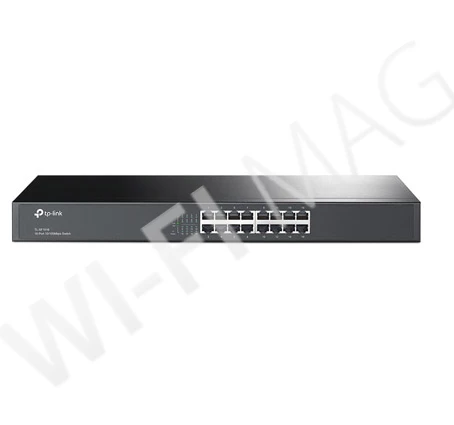 TP-Link TL-SF1016, 16-портовый (10/100 Мбит/с) неуправляемый коммутатор