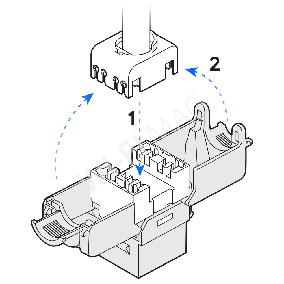 Ubiquiti UniFi Cat6 Keystone Jack (12-pack) коннекторы Cat6 (12 штук)