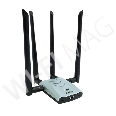 Alfa Network AWUS1900 двухдиапазонный беспроводной USB 3.0 адаптер с внешними антеннами 5dBi