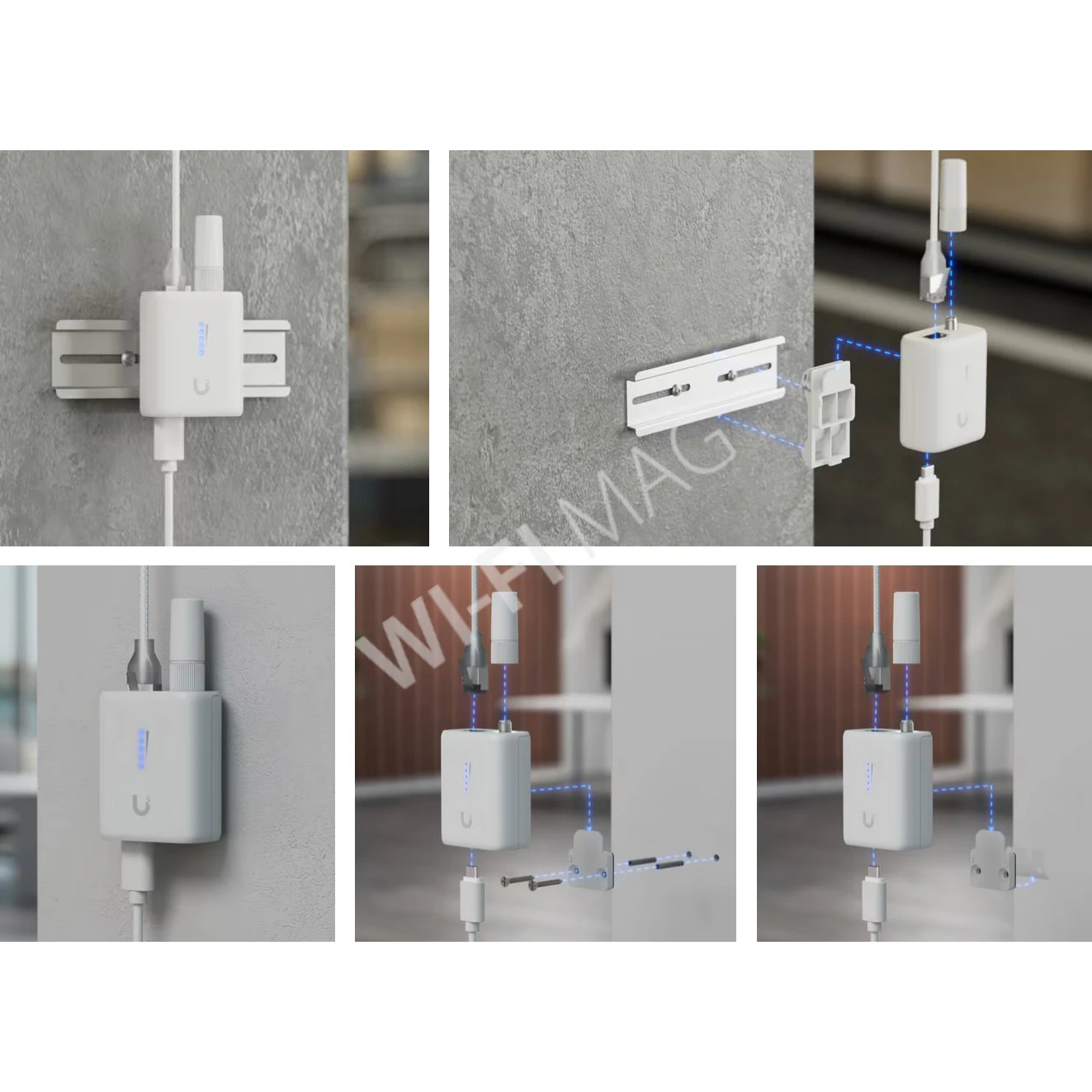 Ubiquiti UniFi Device Bridge IoT, беспроводной адаптер Wi-Fi 4 для подключения проводных устройств IoT