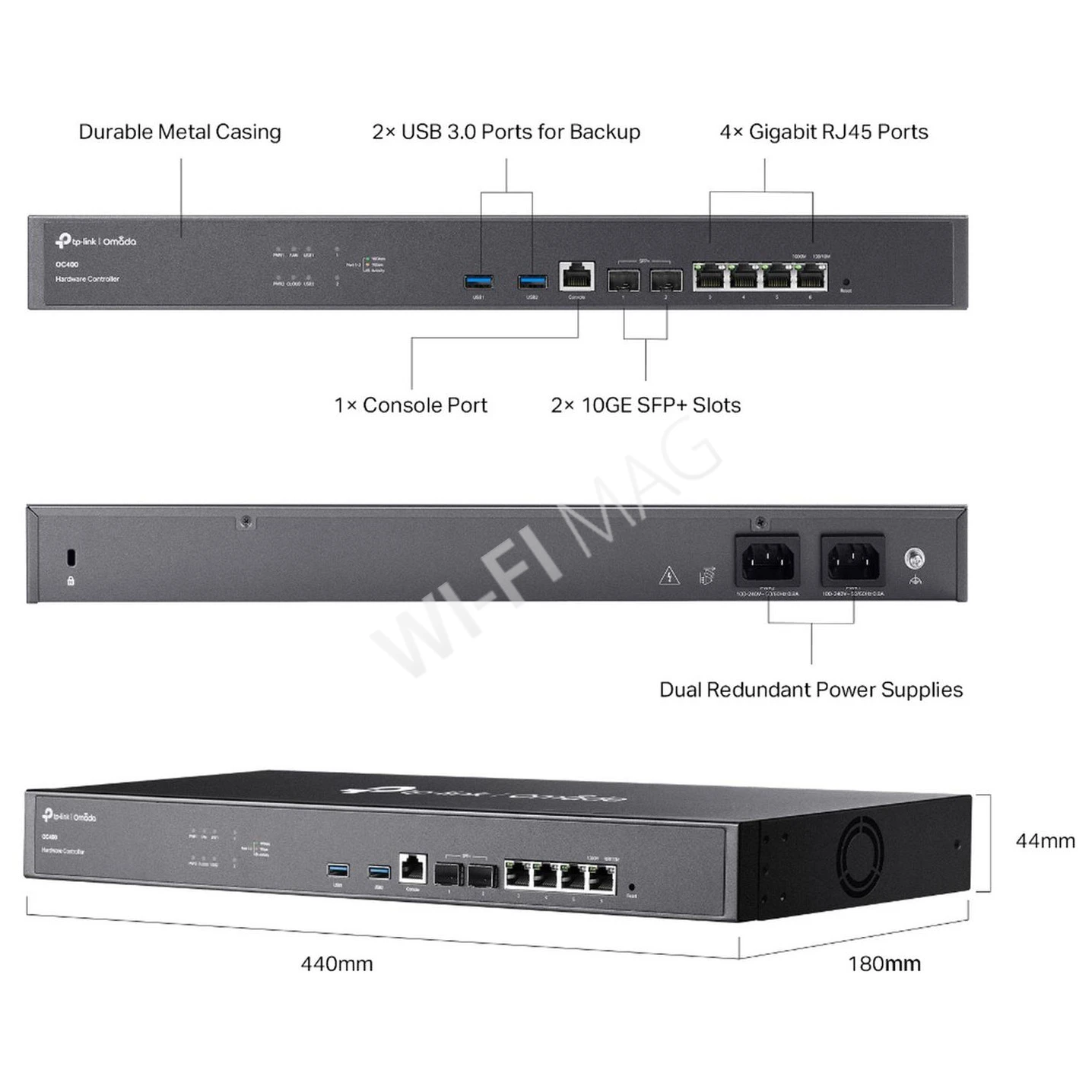 TP-Link OC400, аппаратный контроллер Omada на 1300 устройств