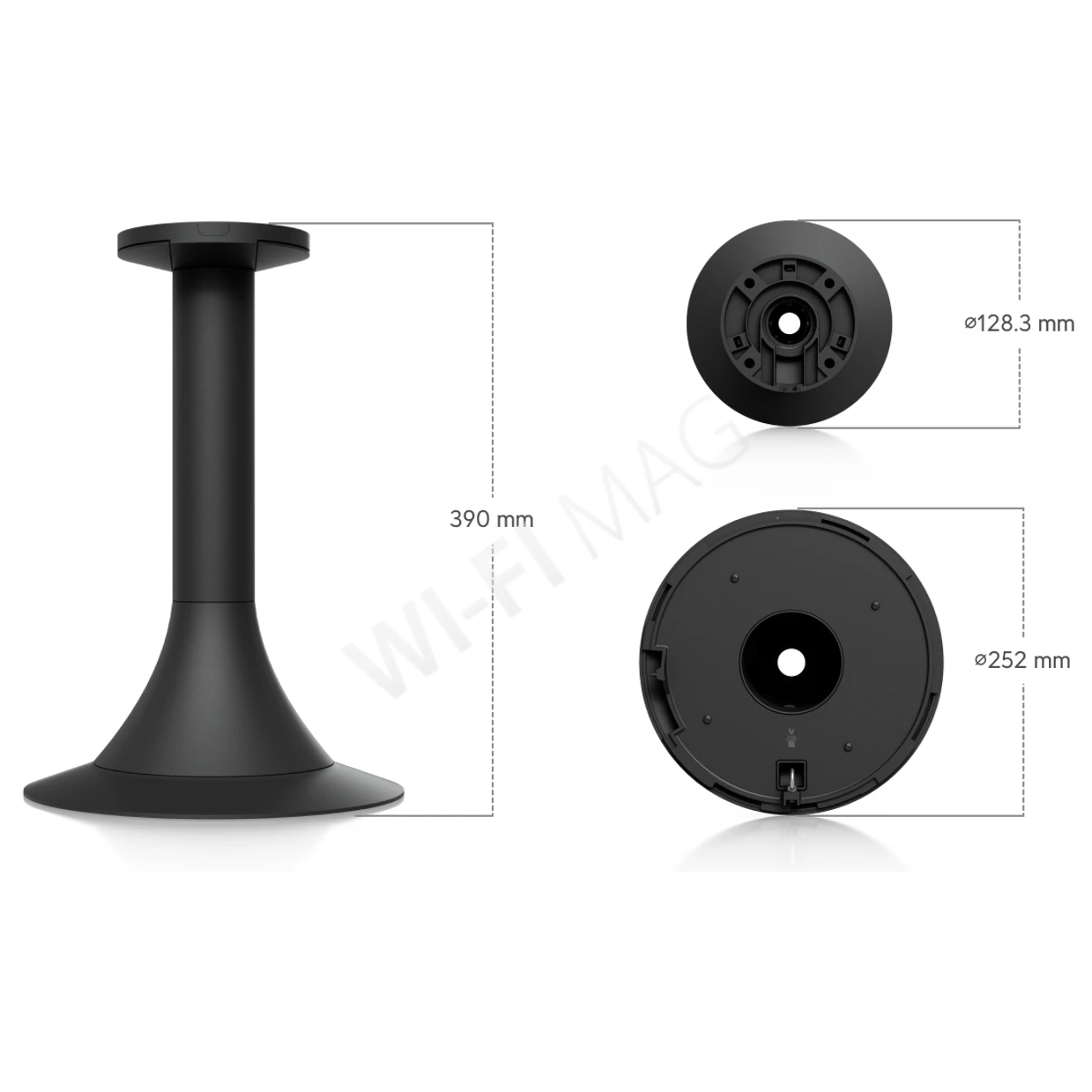 Ubiquiti AI PTZ Precision Pendant Mount Black, черный подвесной кронштейн для камер UVC-AI-MS-4