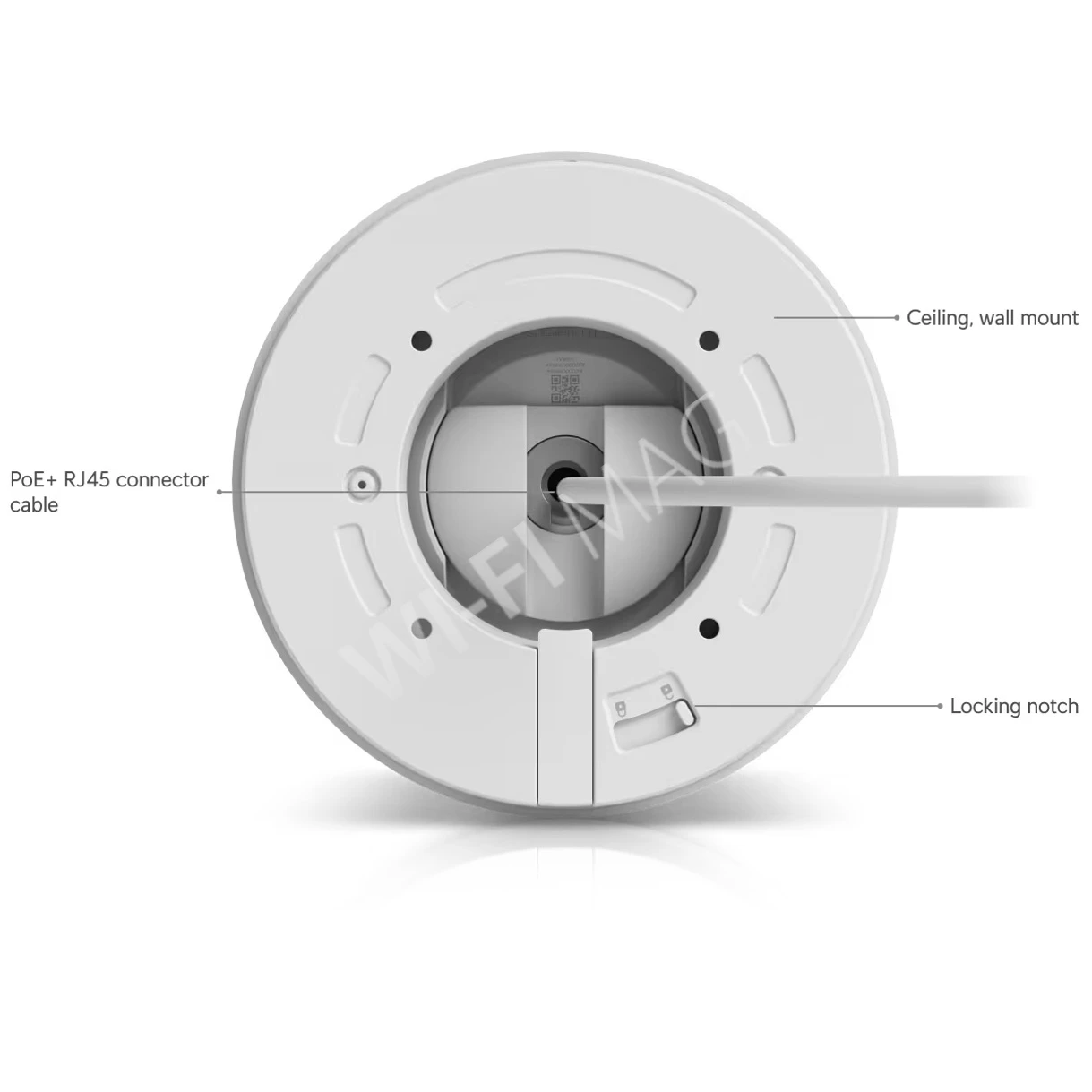 Ubiquiti UniFi Video Camera G6 Pro Turret White, 8 Мп белая уличная PoE+ турельная c 2,36-кратным оптическим зумом IP-видеокамера