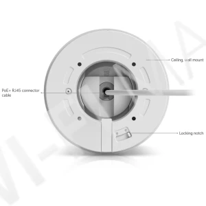 Ubiquiti UniFi Video Camera G6 Pro Turret White, 8 Мп белая уличная PoE+ турельная c 2,36-кратным оптическим зумом IP-видеокамера