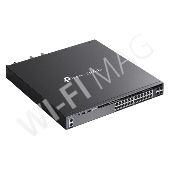 TP-Link SG6428XHP, 24-порта 1 Гбит/с PoE+ и 4 порта SFP+ стекируемый управляемый коммутатор Omada