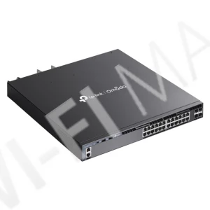 TP-Link SG6428XHP, 24-порта 1 Гбит/с PoE+ и 4 порта SFP+ стекируемый управляемый коммутатор Omada
