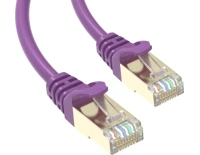 Кабельная продукция Conexpro Patch Cable STP, CAT6A (0,5 метра) патч-кабель фиолетовый