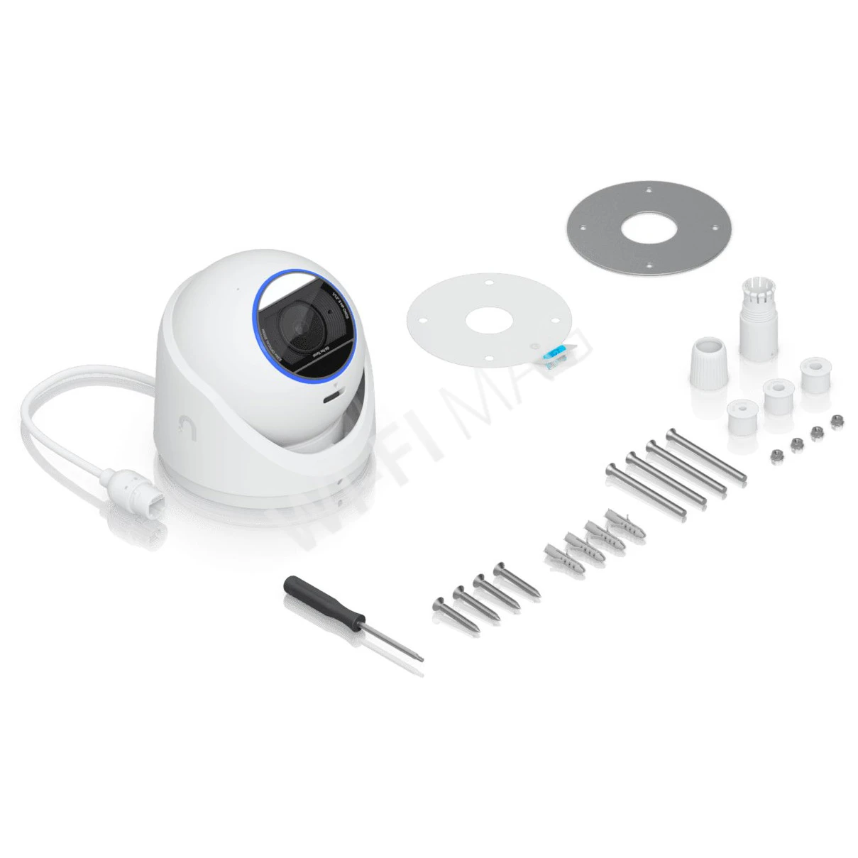 Ubiquiti UniFi Video Camera G6 Pro Turret White, 8 Мп белая уличная PoE+ турельная c 2,36-кратным оптическим зумом IP-видеокамера