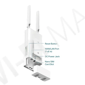 TP-Link TL-MR100-Outdoor N300, уличный Wi-Fi роутер 2,4 ГГц с поддержкой 4G LTE