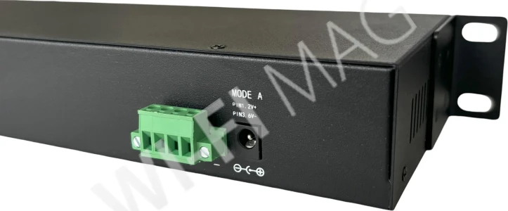 Conexpro POE-PAN16-GBM, 16-портовая гигабитная пассивная PoE-панель для 19" стойки
