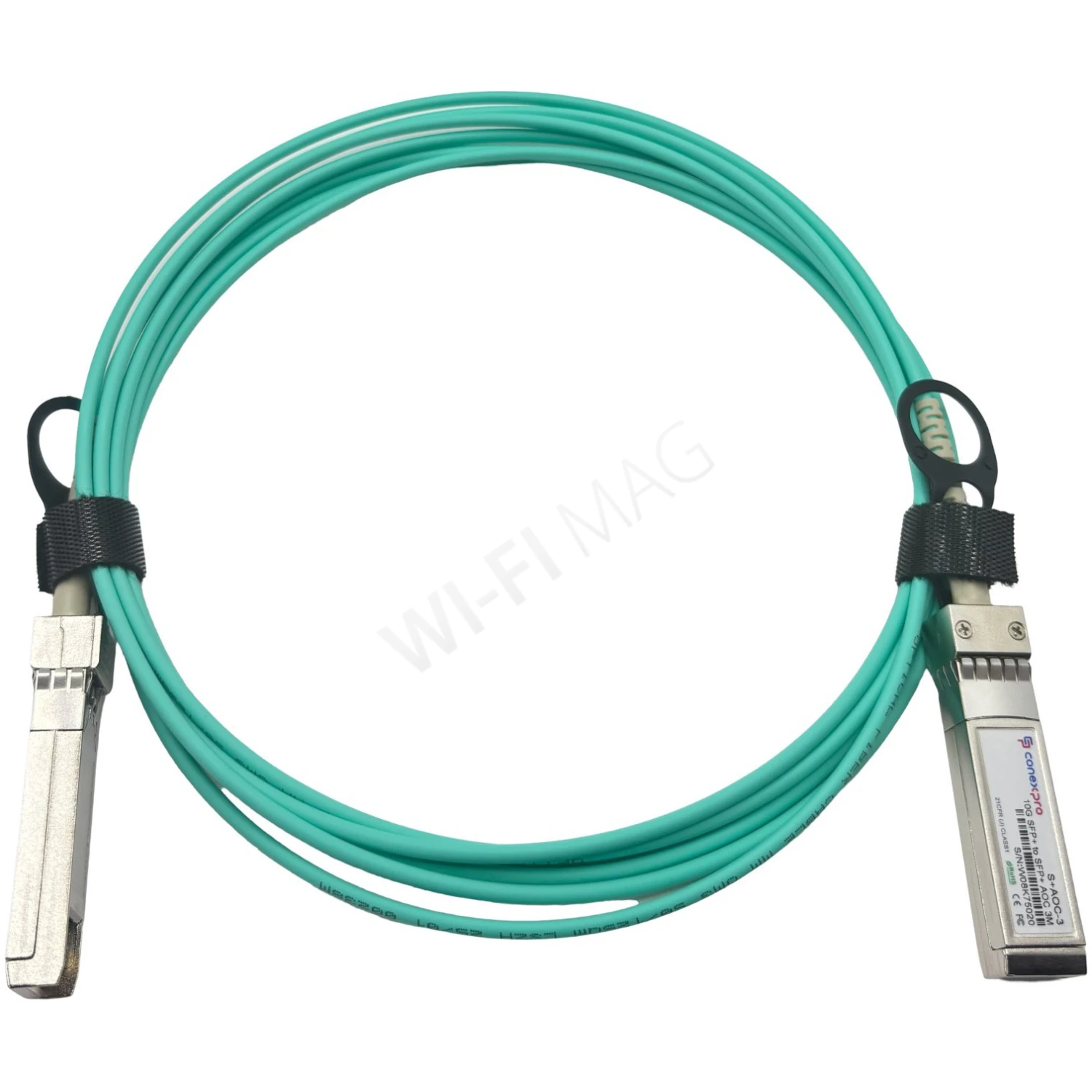 Conexpro S+AOC-3 (10G, SFP+, AOC, DDM) AOC-кабель бирюзовый (3 метра)