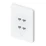 Ubiquiti Vertical 4-Port Paintable Keystone Wall Plate (4-pack) вертикальные панели с 4-мя слотами Keystone (4 штуки)