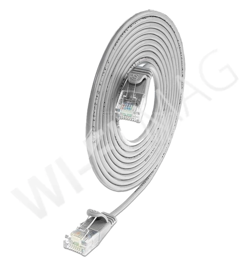 Кабель Wirewin SLIM LIGHT UTP Cat.6, 10.0 м серый