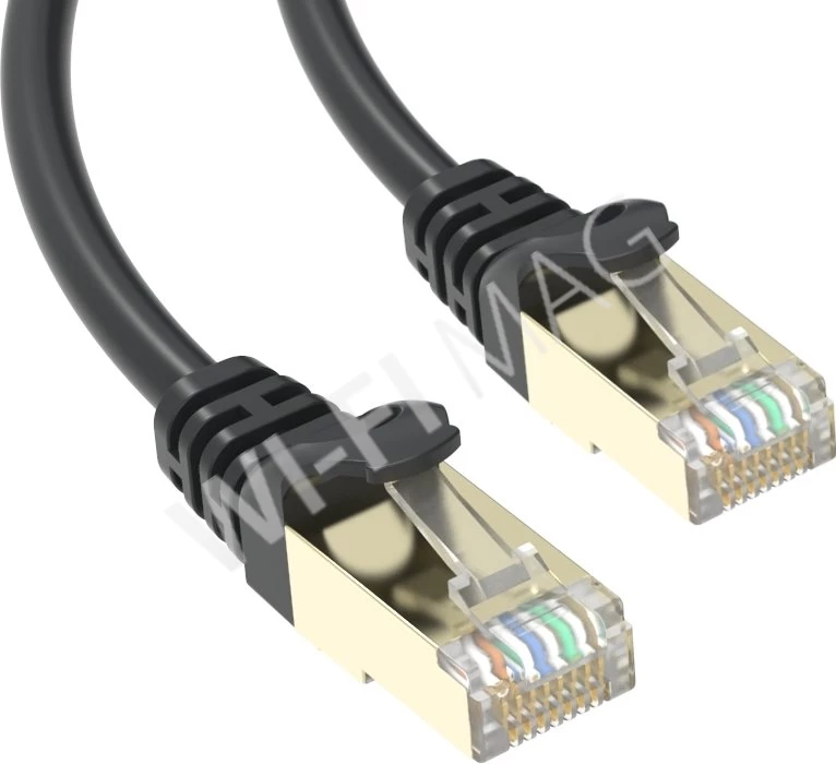 Conexpro Patch Cable STP, CAT6A (0,25 метра) патч-кабель чёрный