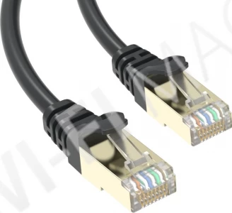 Conexpro Patch Cable STP, CAT6A (0,25 метра) патч-кабель чёрный