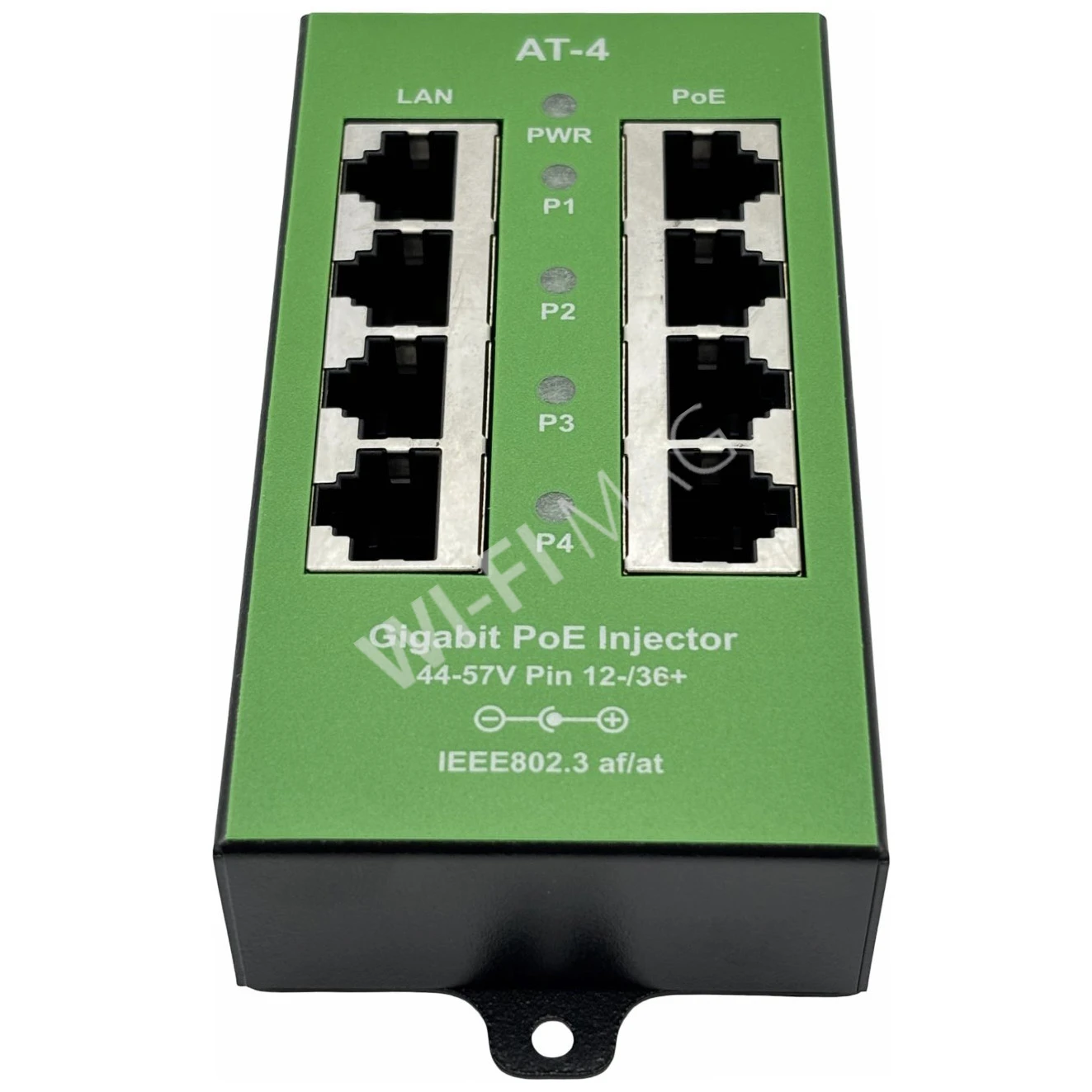 Conexpro POE-PAN4-GBM-AF/AT, 4-портовый гигабитный 802.3af/at PoE-инжектор