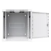 Ubiquiti 12U Rack Cabinet Perforated Front Door Swing (700 мм) двухсекционный стоечный шкаф 12U с 2-мя вентиляторами и перфорированной дверцей