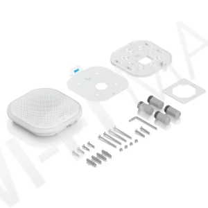 Ubiquiti UniFi Protect Siren SuperLink, всепогодная сирена 110 дБ с подсветкой и питанием от батареи или постоянного тока