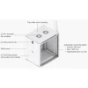 Ubiquiti 12U Rack Cabinet Perforated Front Door (450 мм) стоечный шкаф 12U с 2-мя вентиляторами и перфорированной дверцей