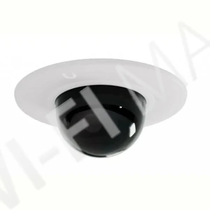 Ubiquiti UniFi G5 Dome Ultra Flush Mount White, белое крепление с дымчатым куполом для скрытого монтажа камеры UVC-G5-Dome-Ultra в стену/потолок