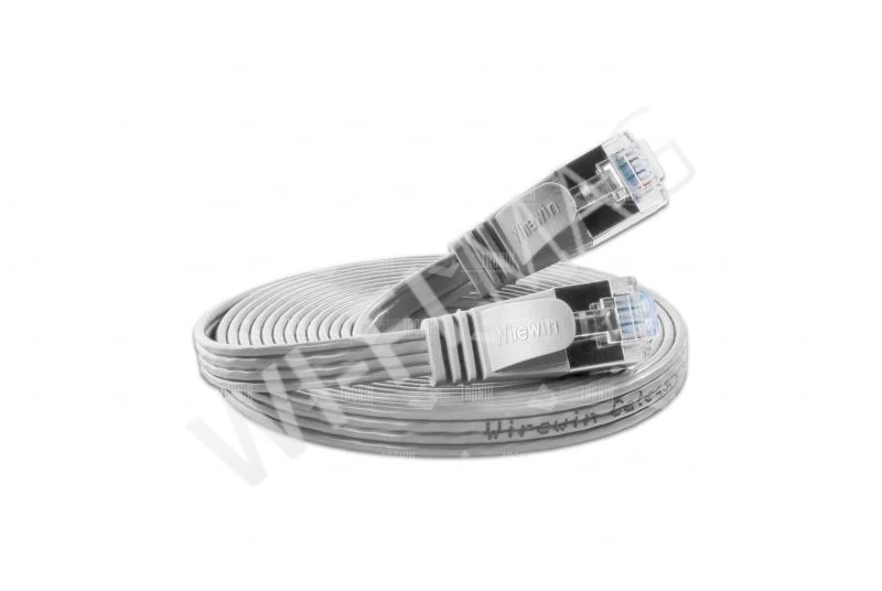 Кабель Wirewin SLIM STP Cat.6, 3.0 м серый
