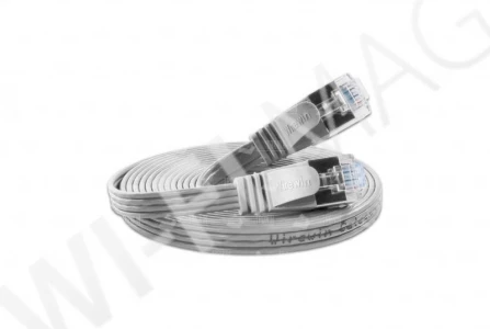 Кабель Wirewin SLIM STP Cat.6, 3.0 м серый
