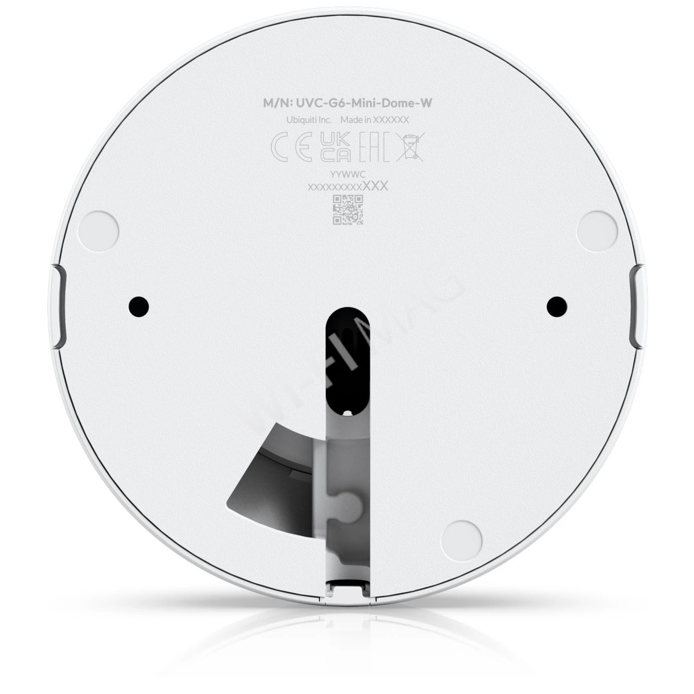 Ubiquiti UniFi G6 Mini Dome Camera White, 8 Мп PoE с двусторонней аудиосвязью и ночным видением белая IP-видеокамера