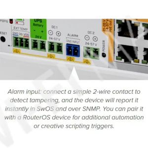 Mikrotik netPower Lite 8P (CSS610-8P-2S+OUT) уличный PoE-коммутатор со встроенным ИБП