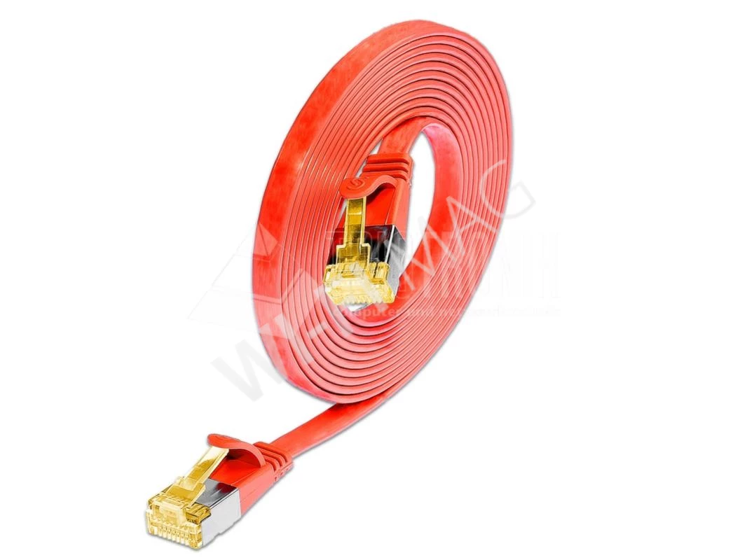 Кабель Wirewin SLIM STP Cat.6A, 3.0 м красный