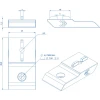 Teltonika Surface Mounting Kit (PR5MEC12) комплект для монтажа на плоскую поверхность