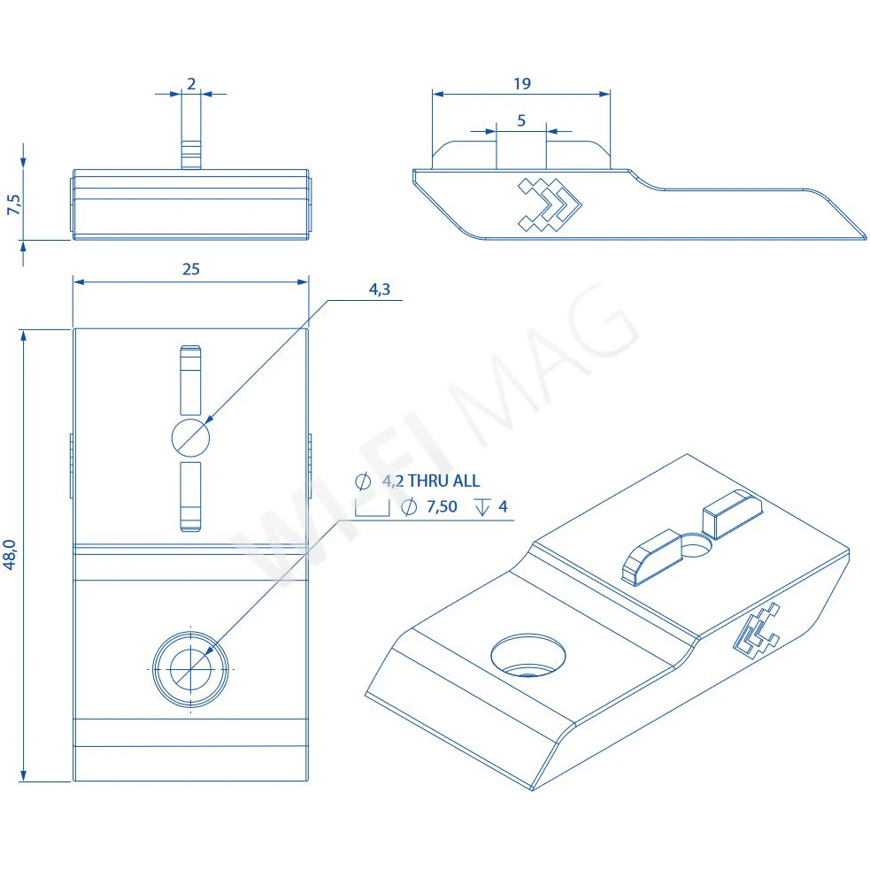 Teltonika Surface Mounting Kit (PR5MEC12) комплект для монтажа на плоскую поверхность