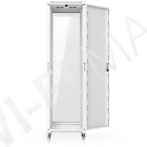 Ubiquiti 42U Rack Cabinet Glass Front Door (800 мм) напольная стойка 42U с 4-мя вентиляторами и стеклянной дверцей