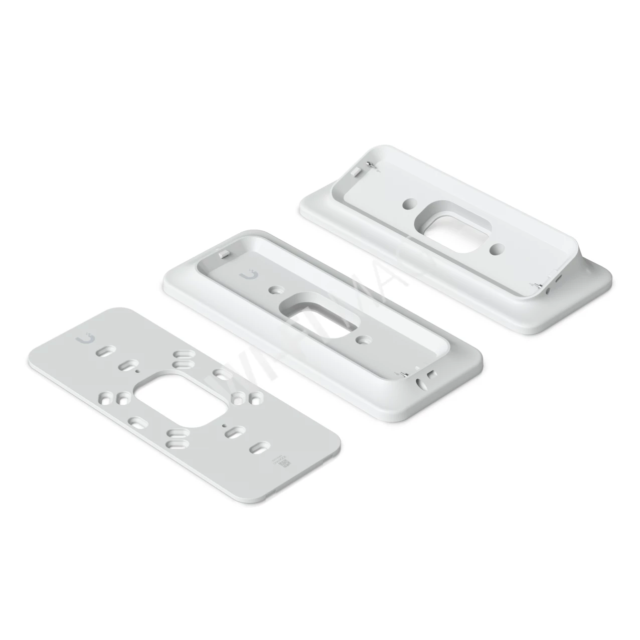 Ubiquiti G4 Doorbell Pro PoE Gang Box Mount White, набор белых монтажных пластин для видеодомофона UVC-G4 Doorbell Pro PoE