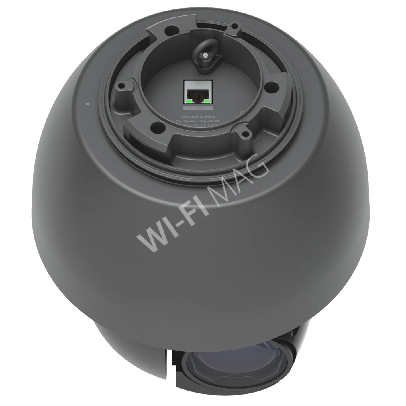 Ubiquiti UniFi AI PTZ Industrial Camera Black, 8 Мп уличная PoE++ с 22-кратным зумом и ночным видением черная IP-видеокамера