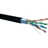 Кабель Conexpro FTP, CAT5e, PE, 24AWG, 6.3мм, 305м, черный