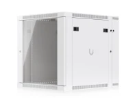Шкафы, стойки Ubiquiti 12U Rack Cabinet Glass Front Door Swing (700 мм) двухсекционный стоечный шкаф 12U с 2-мя вентиляторами и стеклянной дверцей