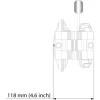 RF Elements Symmetrical Horn WB Antennas with TwistPort, 5/6GHz, 10 dBi, 90° антенна секторная пассивная