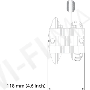 RF Elements Symmetrical Horn WB Antennas with TwistPort, 5/6GHz, 10 dBi, 90° антенна секторная пассивная